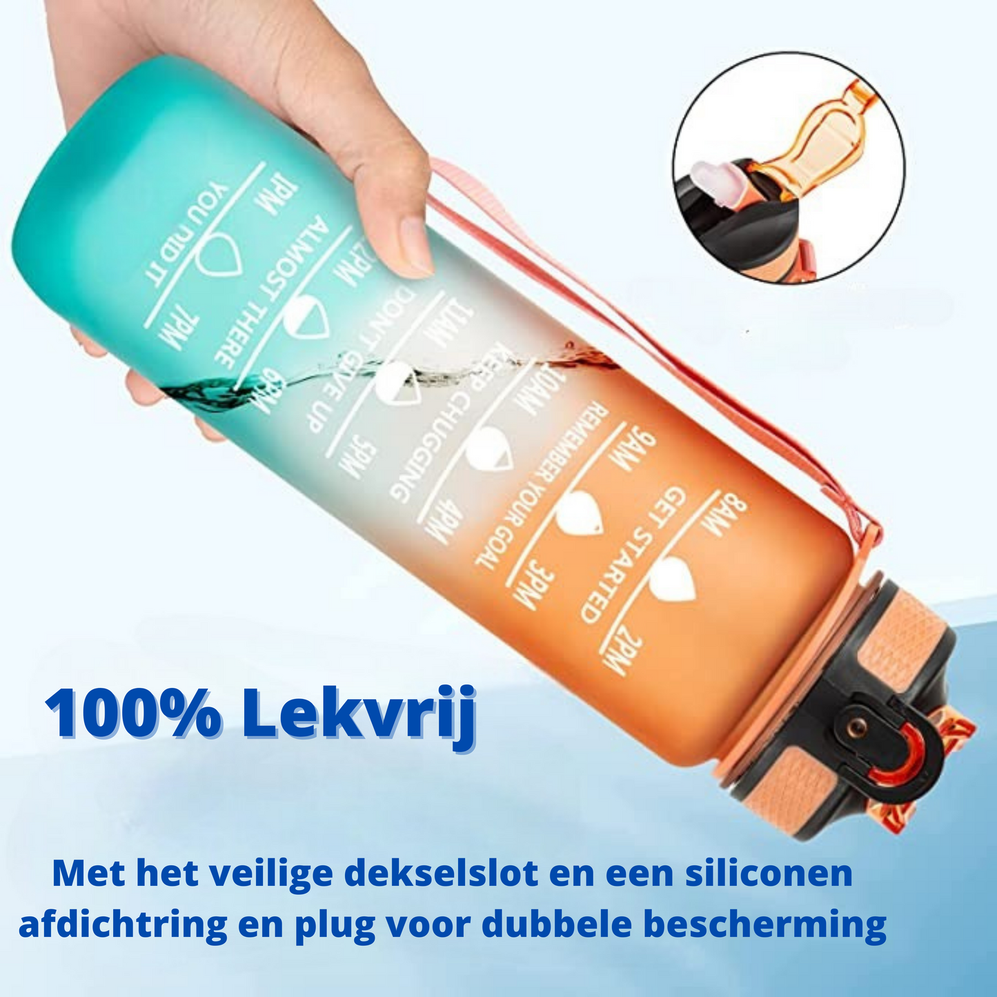 X Motivatie waterfles