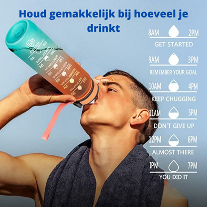 X Motivatie waterfles