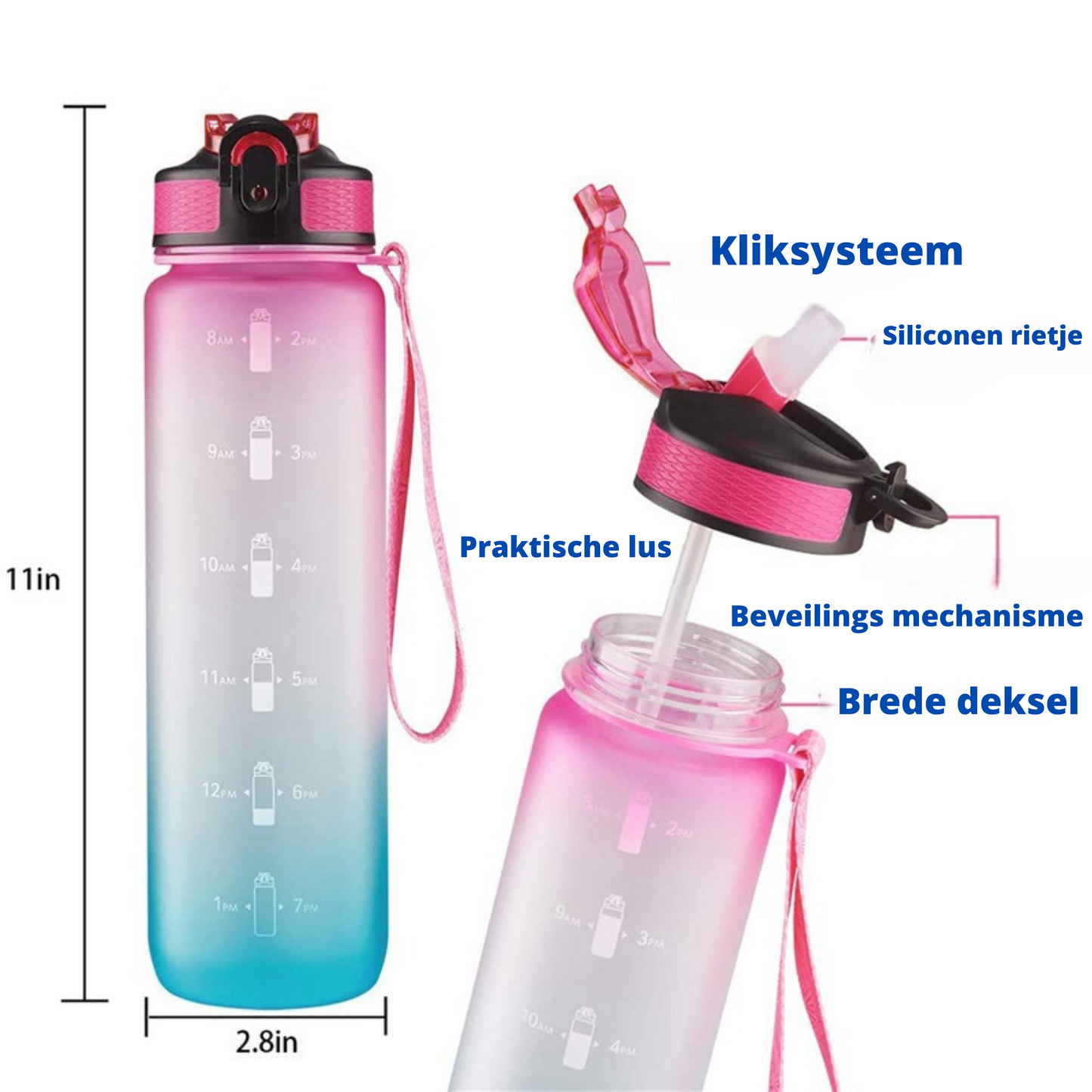 X Motivatie waterfles